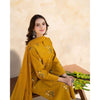 NA-44 : 3 PIECE UN-STITCHED EMBROIDERED PREMIUM DHANAK DRESS