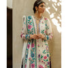 ZSJ-01 : 3-PIECE UN-STITCHED EMBROIDERED PREMIUM LAWN DRESS