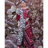 OA-13 : 3 PIECE UNSTITCHED KARANDI DIGITAL PRINTED DRESS