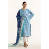 NA-40 : 3-PIECE UN-STITCHED EMBROIDERED PREMIUM LAWN DRESS